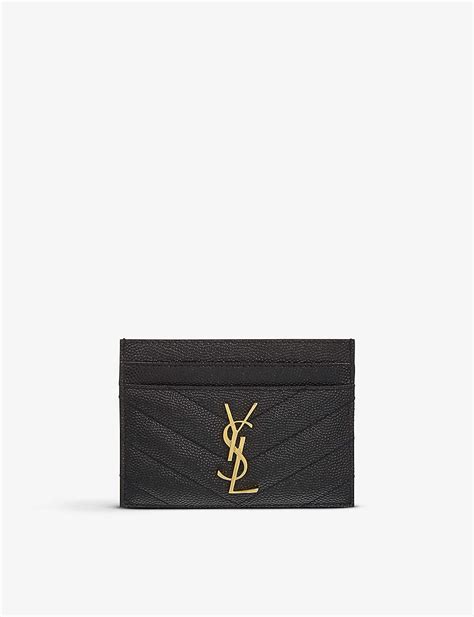 ysl monogram card holder review|ysl card holder selfridges.